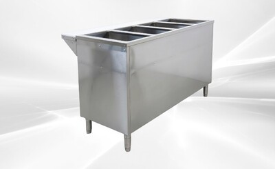 ETL 4 Plate Warmer And Dry Steam Table 110v NH-4-120-OC