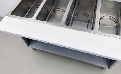 ETL 4 Plate Warmer And Dry Steam Table 110v NH-4-120-OC