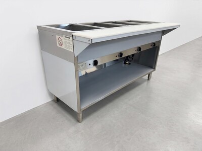 ETL 4 Plate Warmer And Dry Steam Table 110v NH-4-120-OC