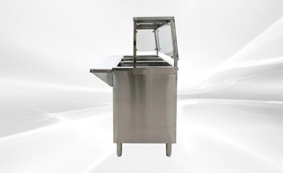 Only cover for 3 plate warmer steam table   NH-3-GSN