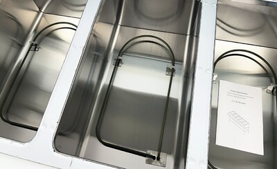 Only cover for 3 plate warmer steam table   NH-3-GSN