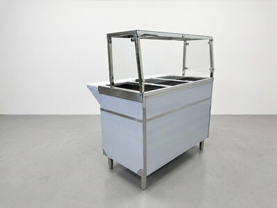Only cover for 3 plate warmer steam table   NH-3-GSN