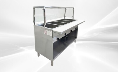 Only cover for 4 plate warmer steam table  NH-4-GSN