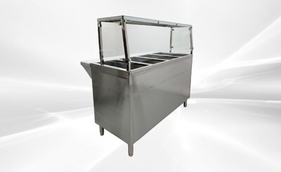 Only cover for 4 plate warmer steam table  NH-4-GSN