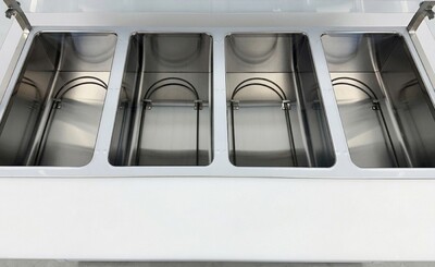 Only cover for 4 plate warmer steam table  NH-4-GSN