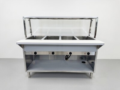 Only cover for 4 plate warmer steam table  NH-4-GSN