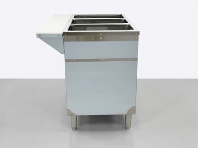 ETL 3 plate dry warmer steam table 120v NH-3-120-OC
