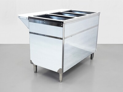 ETL 3 plate dry warmer steam table 120v NH-3-120-OC