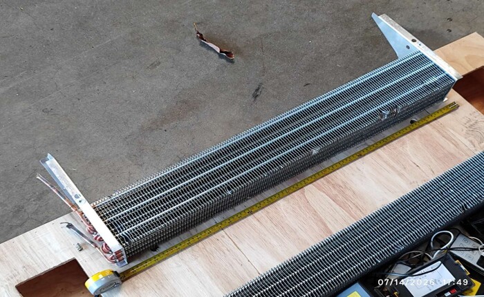 [Parts] CL-5F Bakery Refrigerator Evaporator Coil 6*4*870/7L