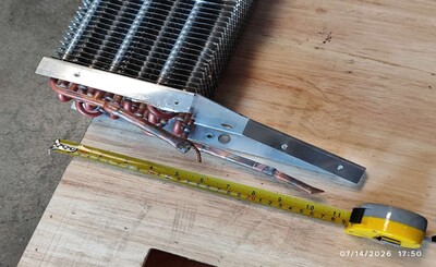 [Parts] CL-5F Bakery Refrigerator Evaporator Coil 6*4*870/7L
