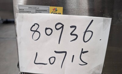 Clearance open air Merchandiser Grab Go refrigerator 80936L0715