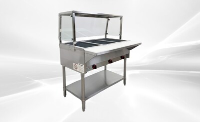 Only cover for 3 pan warmer steam table NH-3-GSN