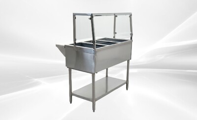 Only cover for 3 pan warmer steam table NH-3-GSN