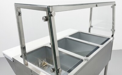 Only cover for 3 pan warmer steam table NH-3-GSN