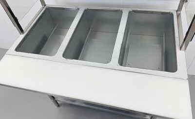 Only cover for 3 pan warmer steam table NH-3-GSN