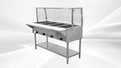 Only cover for 4 pan warmer steam table NH-4-GSN