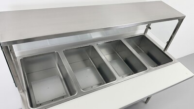 Only cover for 4 pan warmer steam table NH-4-GSN