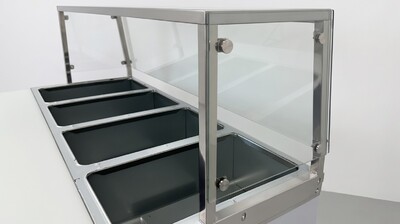 Only cover for 4 pan warmer steam table NH-4-GSN