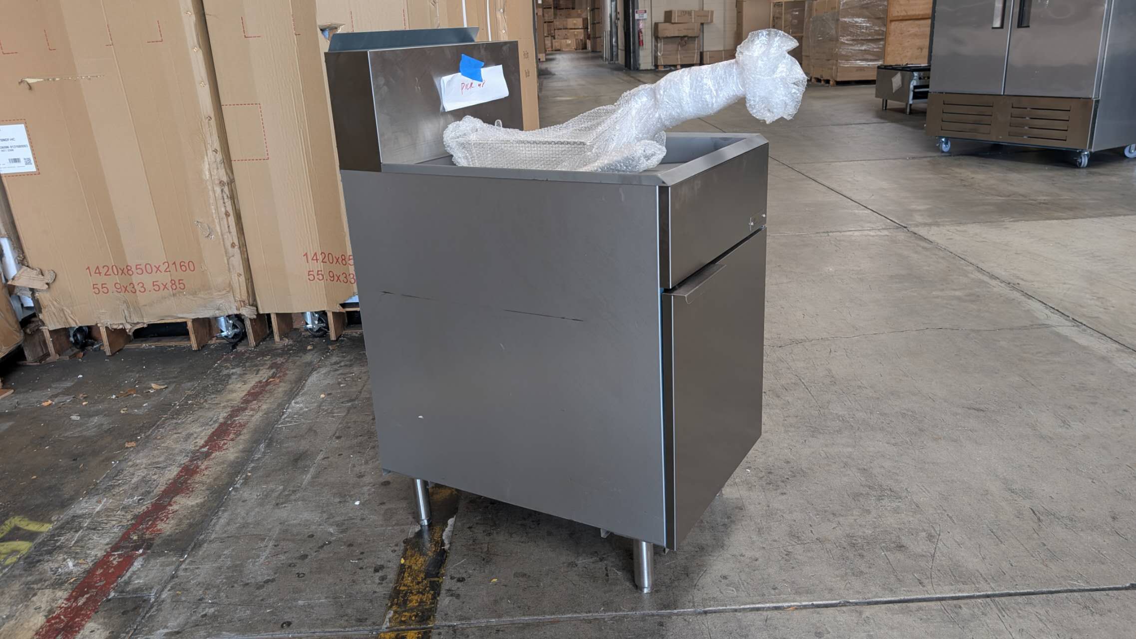Clearance 70 lbs NSF Restaurant natural gas fryer 106056L0716