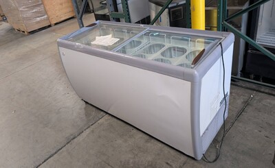 Clearance Ice Cream Glass Freezer Dipping Cabinet 68237L0721