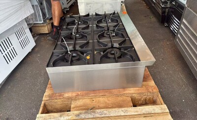 Clearance NSF 36ins Six burner hotplate 106108N072201