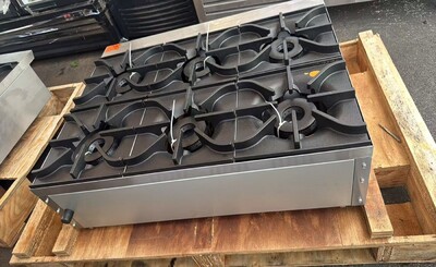 Clearance NSF 36ins Six burner hotplate 106108N072201