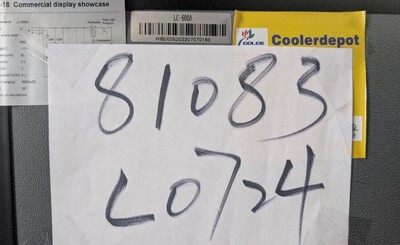 Clearance NSF 39 ins Merchandising door cooler 81083L0724