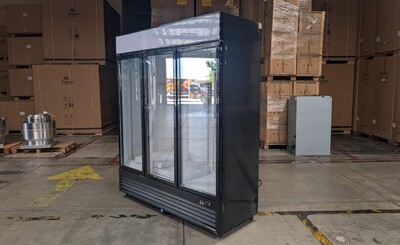 Clearance NSF 74 inches 3 Glass Door Refrigerator 49159L0724