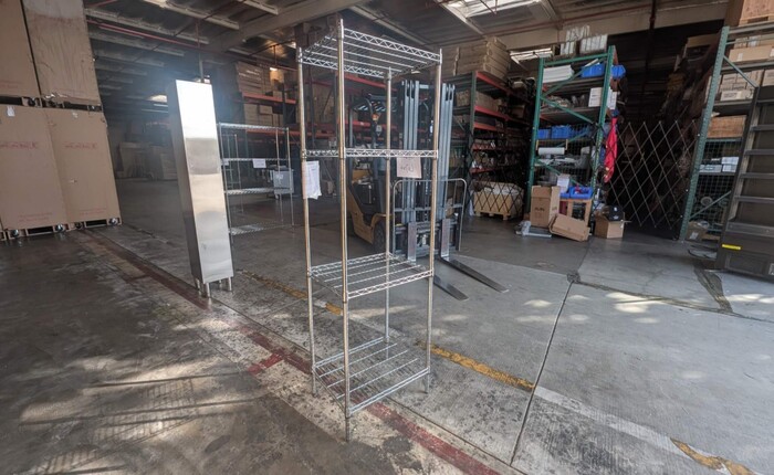 Clearance W24xD18xH71 4 Tier Wire Shelving Shelves 106204L0724