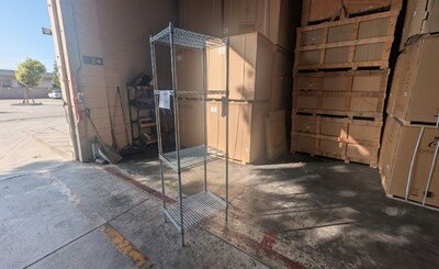 Clearance W24xD18xH71 4 Tier Wire Shelving Shelves 106204L0724
