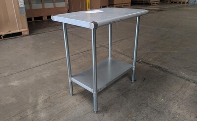 Clearance 36W x 24D x34H All Stainless Steel Table 106202L0725