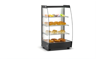 3 Shelves Countertop Glass Display Dry Case ZW-75
