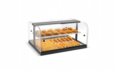 35 ins Countertop Front Rear Sliding Door Dry Case ZW-90A-2