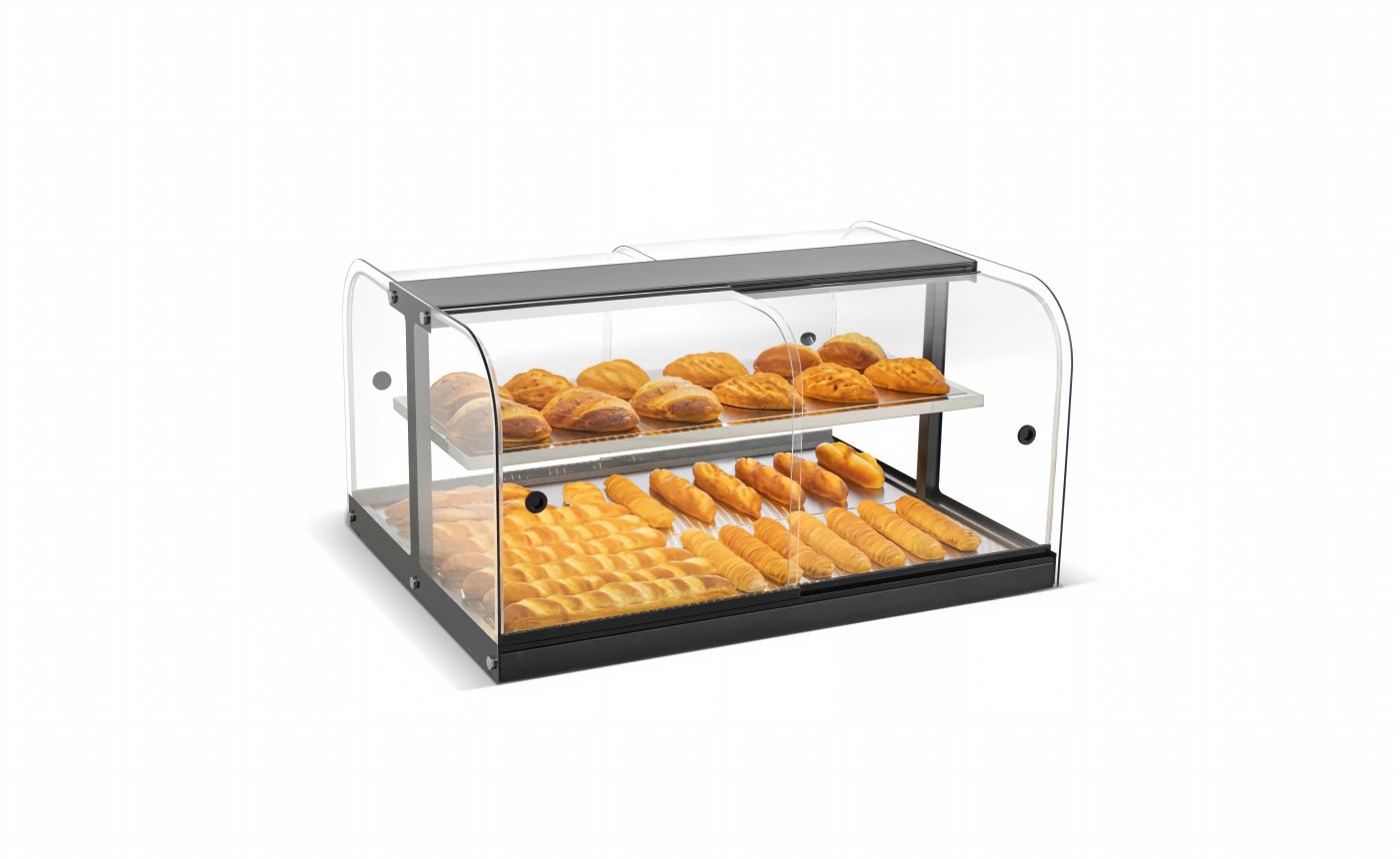 47 ins Countertop Front Rear Sliding Door Dry Case ZW-120A-2