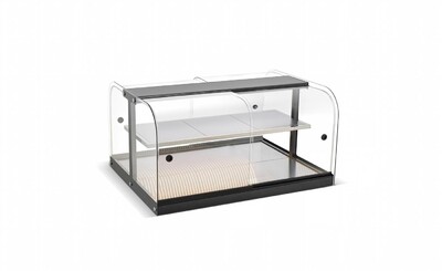 47 ins Countertop Front Rear Sliding Door Dry Case ZW-120A-2
