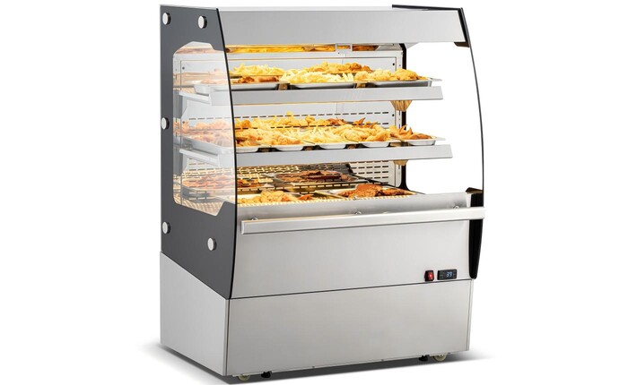 NSF 39 Ins Warmer Countertop Display ShowCase HF-200
