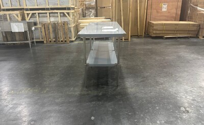 Clearance 84W x 30D x34H All Stainless Steel Table 38311F0806