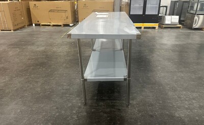 Clearance 84W x 30D x34H All Stainless Steel Table 38311F0806