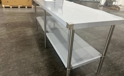 Clearance 84W x 30D x34H All Stainless Steel Table 38311F0806