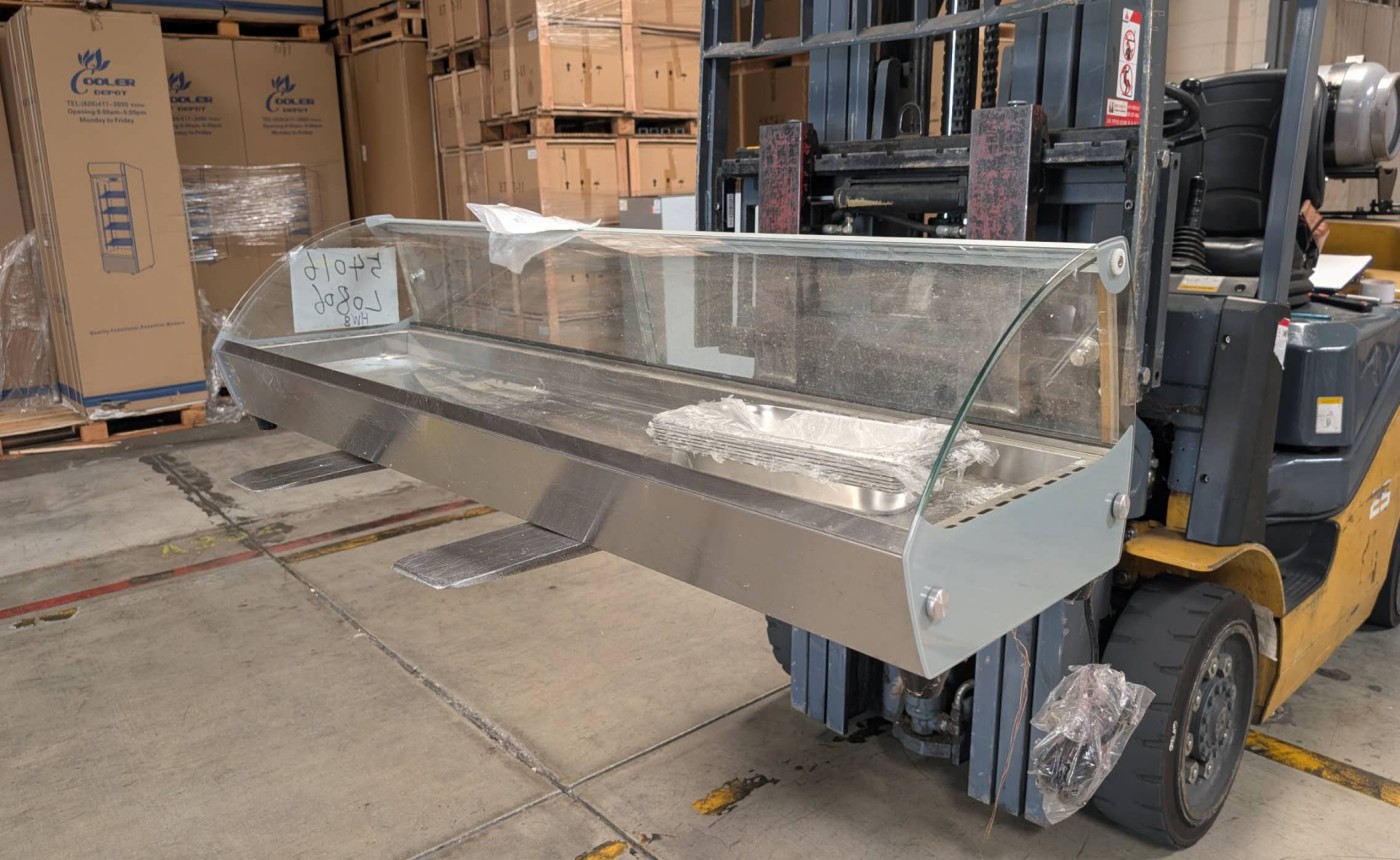 Clearance Heated Display Case 8 pan hot food 54016L0806