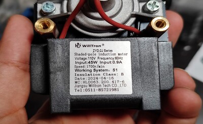 [Parts] CL-100 Evaporator and Condenser Fan Motor ZYD-2J Series