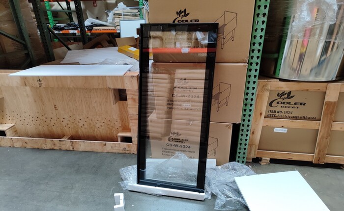 [Parts] DL-600F Gelato Freezer Display Glass Doors