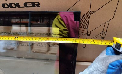 [Parts] DL-600F Gelato Freezer Display Glass Doors