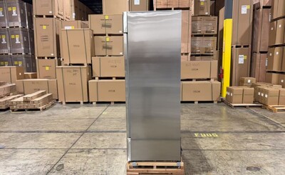 Clearance 2 Glass Door Stainless Steel Refrigerator 106209C0811