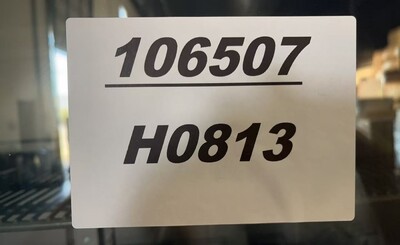 Clearance NSF 2Glass Door Stainless Steel Freezer 106507H0813