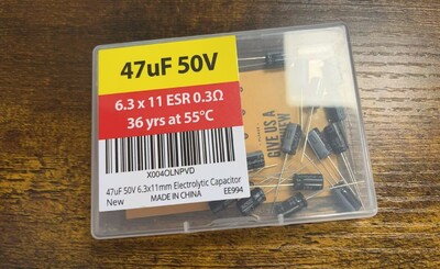 [Parts] Corolla-2S  Rubycon Electrolytic Capacitor 47uF 50V YXJ