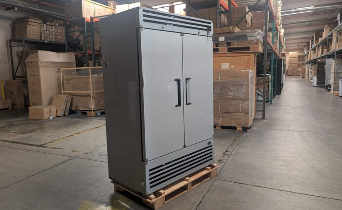 Clearance NSF Reach In Two Door Freezer SS interior 32642L0815
