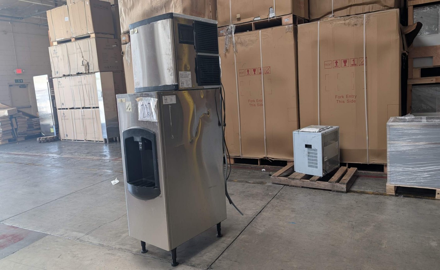 Clearance350 lbs Hotel Ice Maker Dispenser Air Cooled 70371L0815