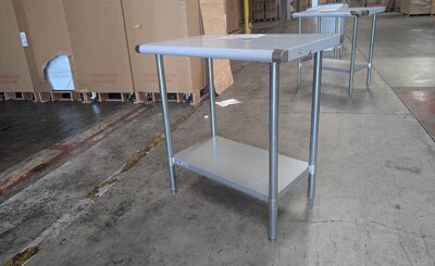 Clearance 36W x 24D x34H All Stainless Steel Table 106431L0817