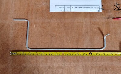 [Parts] DCF3-NG Natural Gas Deep Fryer Connect Gas Pipe